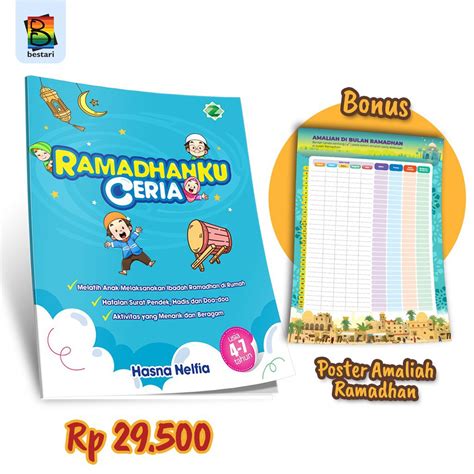 Jual Buku Anak Islami Panduan Ibadah Ramadhan Anak Ramadhanku Ceria Shopee Indonesia