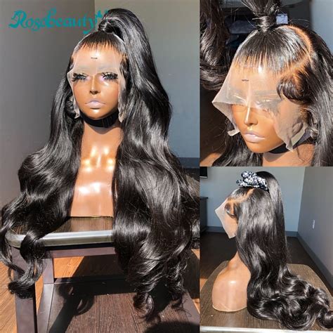 Rosabeauty Inch Hd Lace Frontal Wig Full Lace Wig Body Wave