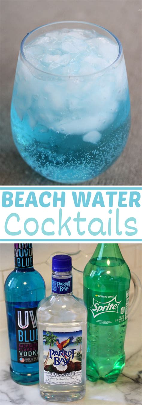 Beach Water Cocktail #easy #cocktail