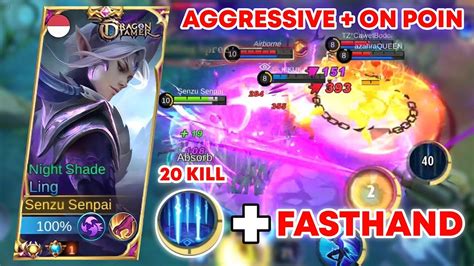 LING FASTHAND Super Aggressive 20 Kill Perfect Using Ultimate Ling