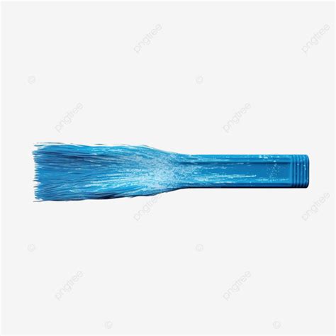 Blue Paintbrush Chalk Line Art Paintbrush Brush Blue Png Transparent