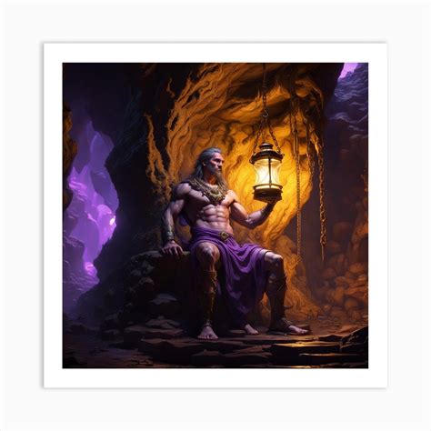 King Of The Gods 2 Art Print By Vernarrtheit Fy