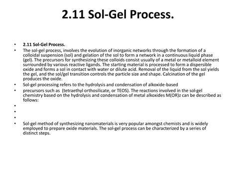 Sol Gel Processpptx