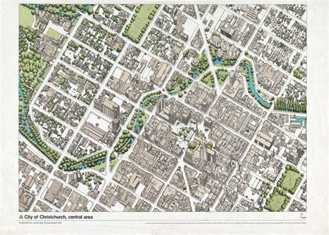 City of Christchurch, central area : 1978 - Christchurch City Libraries Digital Maps Collection