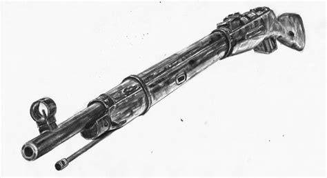 Mosin Nagant Hex Reciever Drawing by shank117 on DeviantArt
