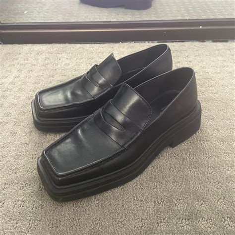 Vagabond Eyra Square Toe Loafers Size Fits Depop