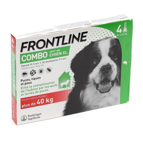 Frontline COMBO Pipettes Pour Chien Anti Puce Tique Poux