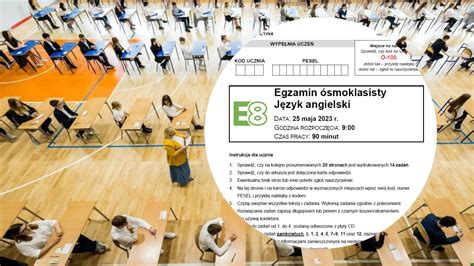 Wyniki egzaminu ósmoklasisty z języka angielskiego 2023 Oto arkusz i