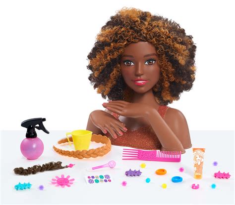 Just Play Barbie Deluxe Styling Head Curly Hair Kids Toys For Ages 5