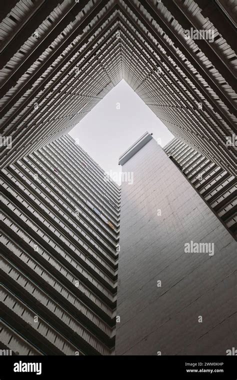Square Shape Building Under Sky Stock Photo Alamy