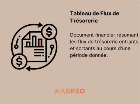 Tableau De Flux De Tr Sorerie D Finitions Et Explications