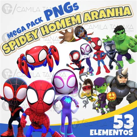 Kit Digital Png Spidey Amigos Espetaculares Pague Leve