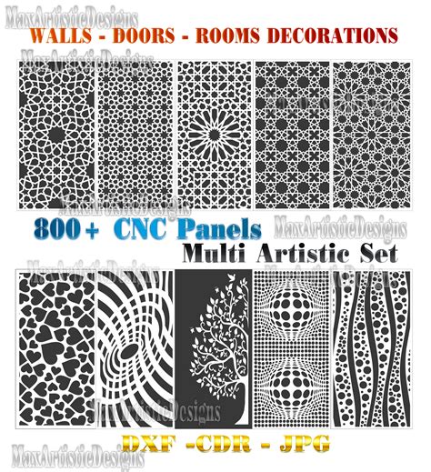 More Than Deco Panels File Dxf Cdr Prepared For Cnc Laser Plasma