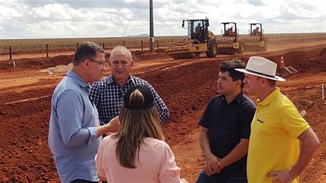 Luizinho Goebel E Governador Coronel Marcos Rocha Acompanham Obras Da