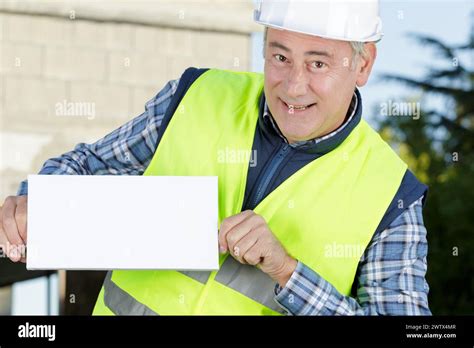 A Mature Construction Worker Concept Stock Photo Alamy