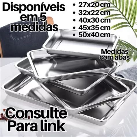 Formas Assadeira Alta Retangular X X A O Inox Forno Venda Em