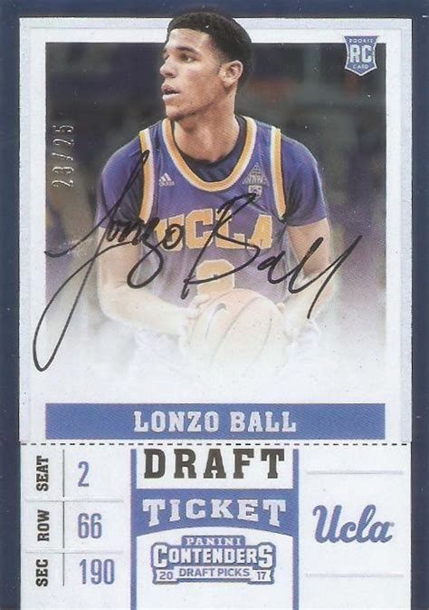 Lonzo Ball Rookie Card Checklist Top Autographs Best Cards Buying