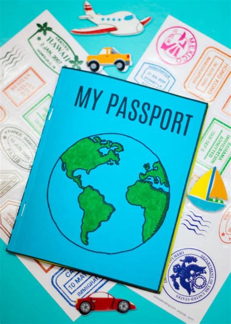 DIY Mini Passport Book Free Printable Make And Takes Passports