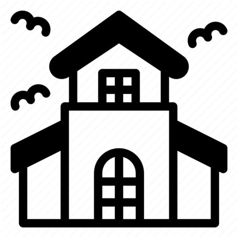 Ghost Haunted Home Horror House Scary Icon Download On Iconfinder