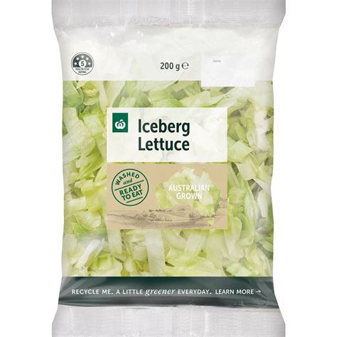 Woolworths Lettuce Iceberg Shredded Lettuce 200g Is Halal Suitable