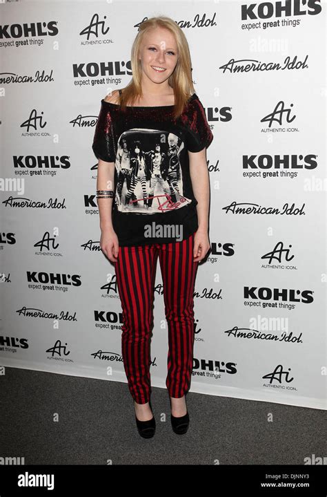 Hollie Cavanagh American Idol Season 11 contestants appear at Los ...