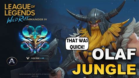 Olaf Jungle Fastest Match Until Now Legendary Rank Gameplay Youtube