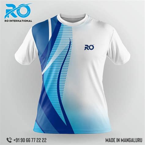 Ro Fs Sublimation Jersey Blue White Sport Shirt Design Sports Jersey