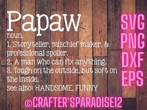 Pawpaw Shirt Svgs Grandpa Svgs Papa Svgs Grandpa Cut Etsy