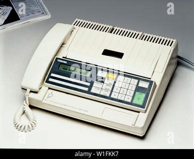 Old fax machine Stock Photo: 22793629 - Alamy