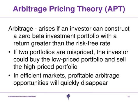 Ppt Capital Asset Pricing Model And Arbitrage Theory Powerpoint