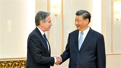 President Xi Jinping Meets With U S Secretary Of State Antony Blinken