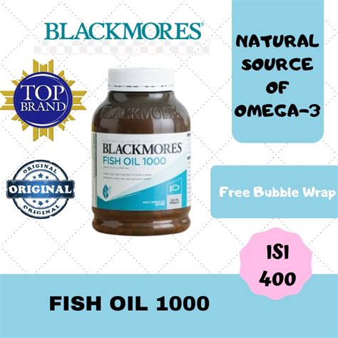 Jual Blackmores Fish Oil Isi Kapsul Omega Blackmore Latp