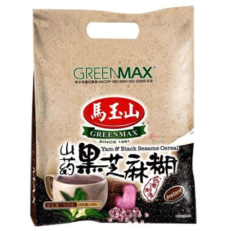 GreenMax Yam Black Sesame Cereal 360g 30gX12 Lazada PH