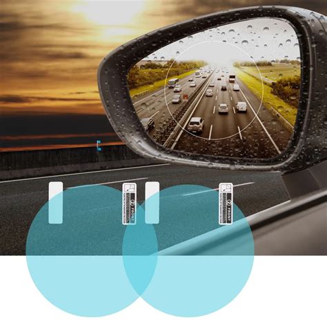 Aliexpress Buy Pcs Set Car Mirror Film Anti Fog Membrane Anti