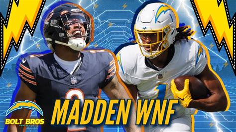 Highlights Bears Vs Chargers Week Bolt Bros Madden Nfl Nfl