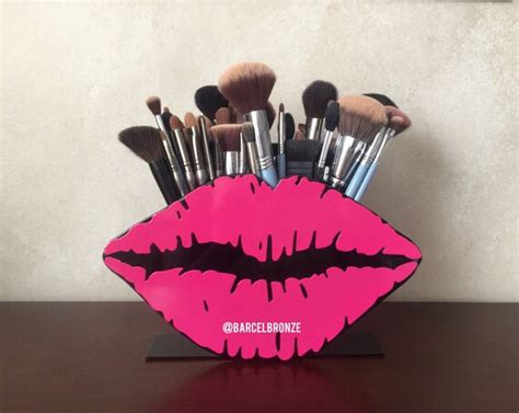 Makeup brush holder Makeup Organizer Makeup by Barcelbronze