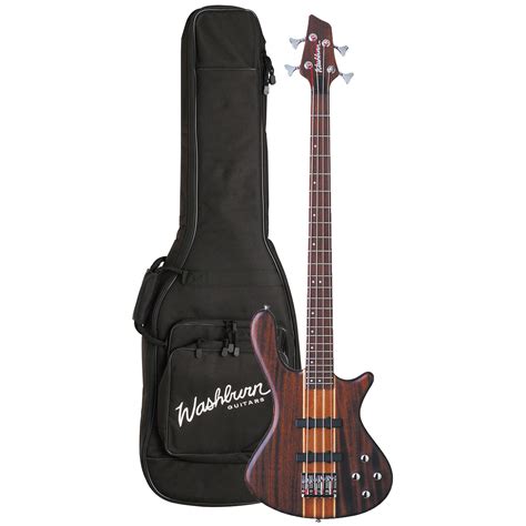 Washburn T24nmk Taurus Series 4 String Electric Bass Guitar W Gig Bag