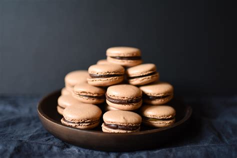 Chocolate And Salted Caramel Macarons Patisserie Makes Perfect