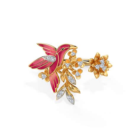 Buy Ethereal Bird Diamond Ring Online Caratlane