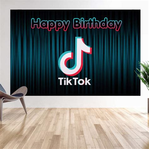 Buy Tik Tok Party Backdrop Decorations Tik Tok Party Decorations For