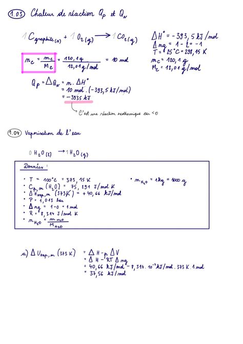 SOLUTION Chimie Physique Exercices R Solus Studypool