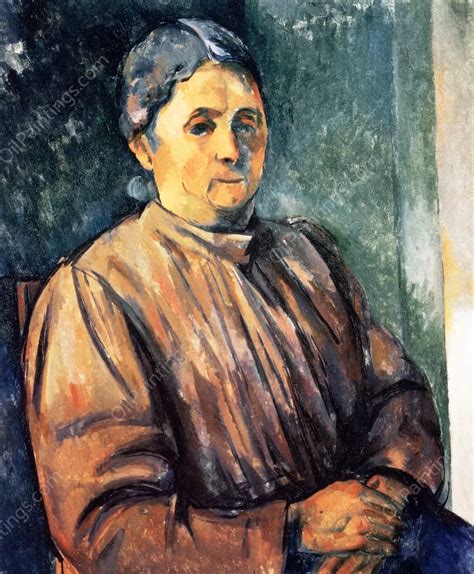 Portrait Of A Woman Paul Cezanne Oil Paintings