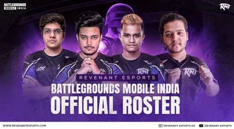 Battleground Mobile India Revenant Esports Announces Roster For