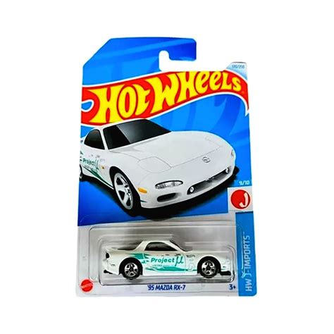 Carrinho Hot Wheels 95 Mazda Rx 7 HW J Imports 9 10 Mattel Shopee Brasil