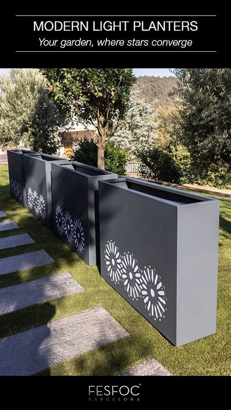 Marvelous Modern Light Planters Arabia Modern Planters Outdoor Big