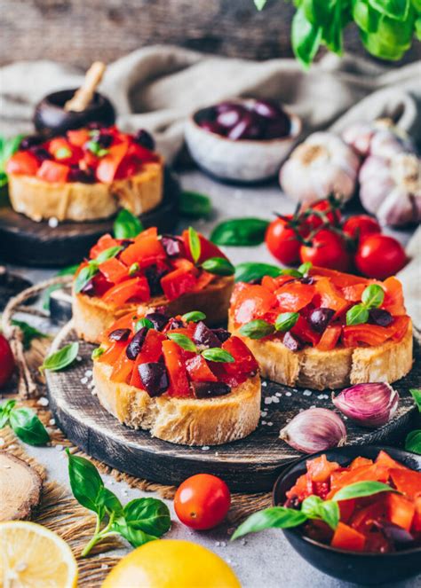 Bruschetta Rezept Einfache Tomaten Knoblauch Crostini Bianca