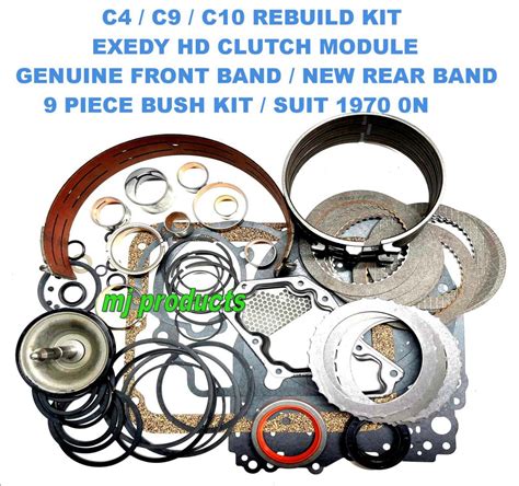 Ford, C4 LATE (C9-C10) Automatic transmission, rebuild kit suit 70-82 ...