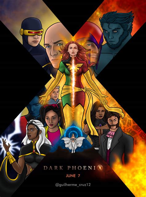 Dark Phoenix - Comics Movie Poster by owlcitydreamer on DeviantArt