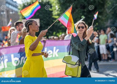 Stockholm Pride Parade 2023 Editorial Photo Image Of Europe Banner 286585411