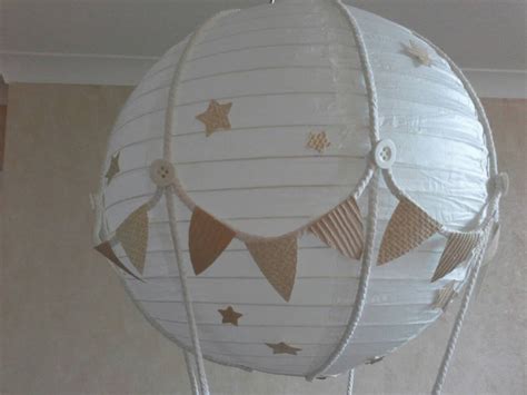 Add Your Own Toy Hot Air Balloon Nursery Light Shade Made Etsy